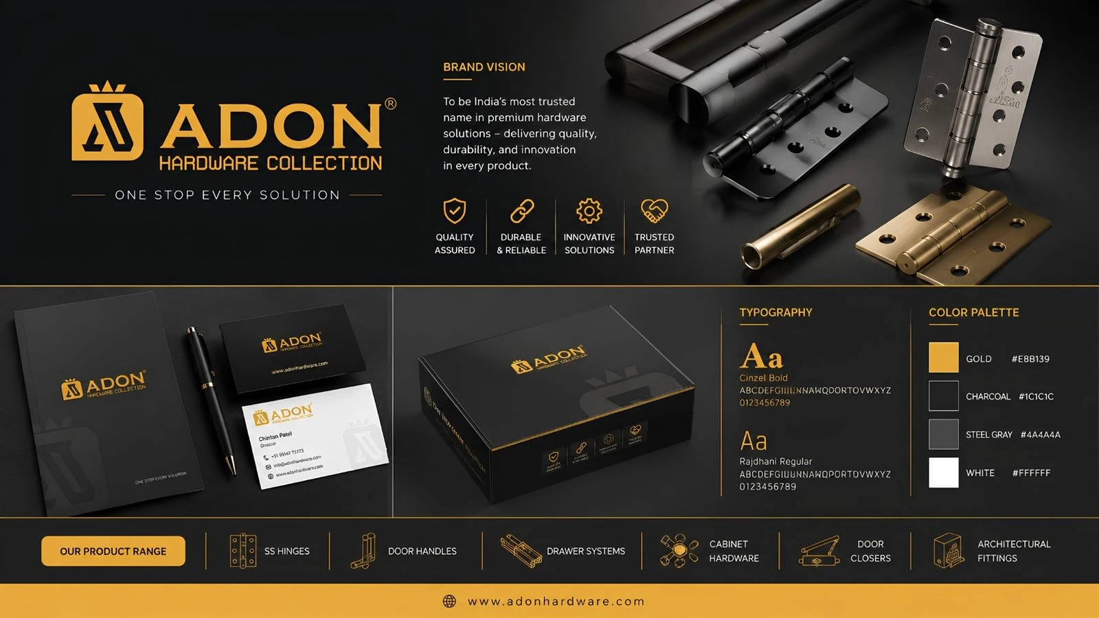 Adon Hardware Brand Identity work by Safar Spectrum Media