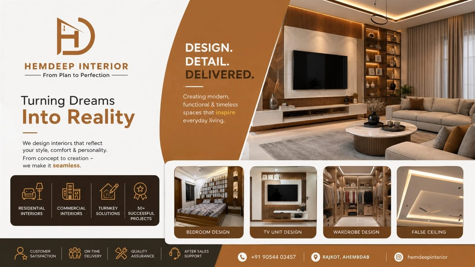 Hemdeep Interior Brand Identity work by Safar Spectrum Media
