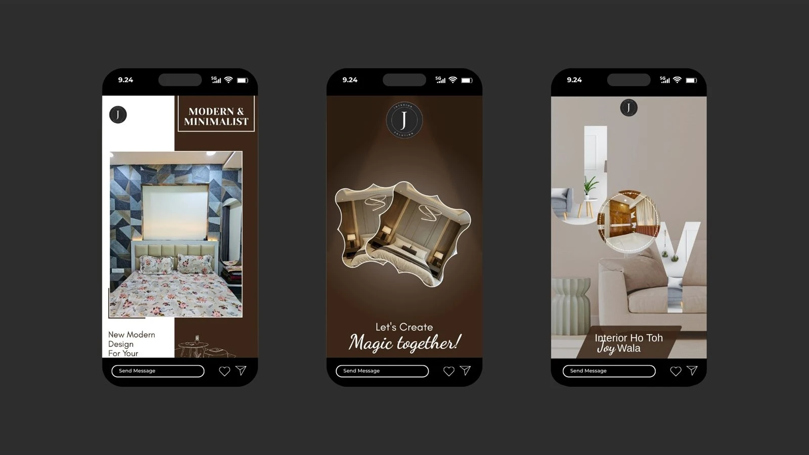 Joy Interior Solution Social Media work by Safar Spectrum Media