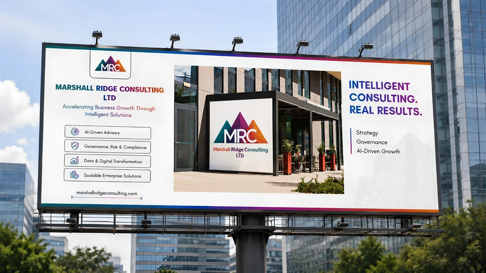 Marshall Ridge Consulting Campaign & OOH work by Safar Spectrum Media