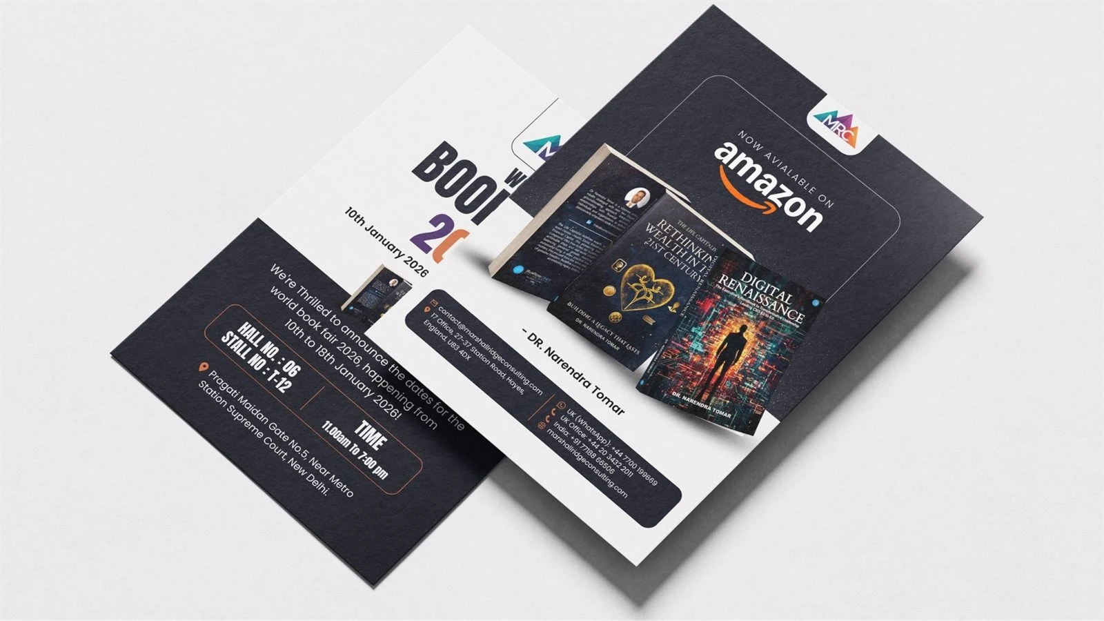 Marshall Ridge Consulting Print & Collateral work by Safar Spectrum Media