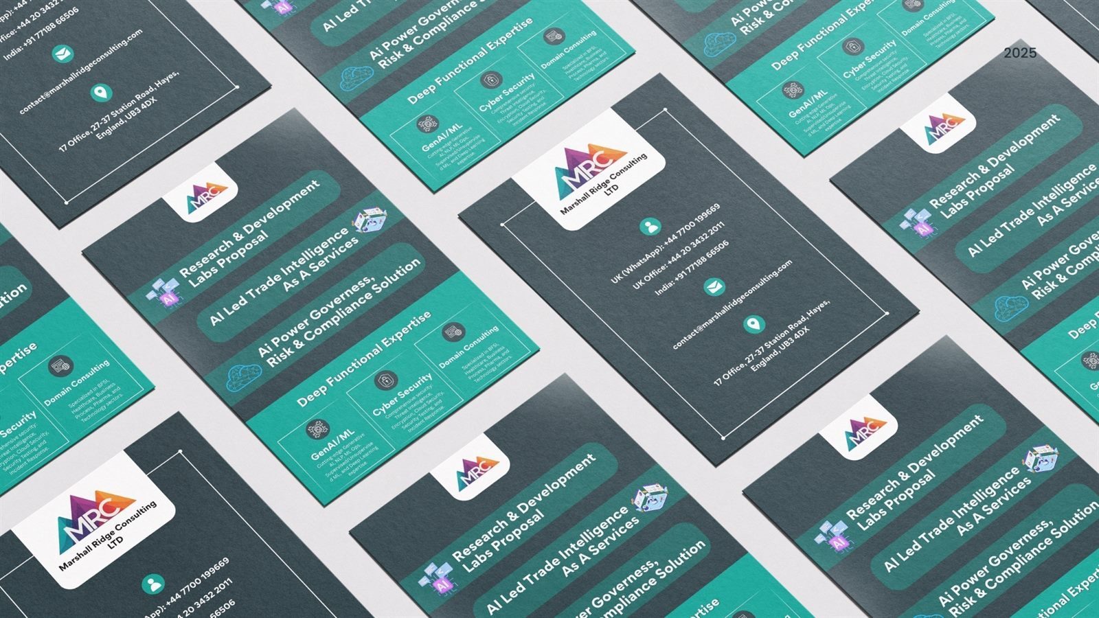 Marshall Ridge Consulting Print & Collateral work by Safar Spectrum Media