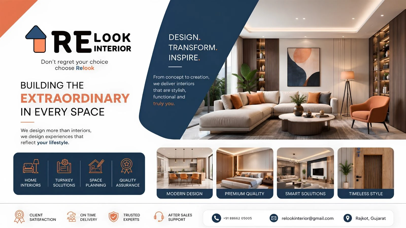 Relook Interior Brand Identity work by Safar Spectrum Media