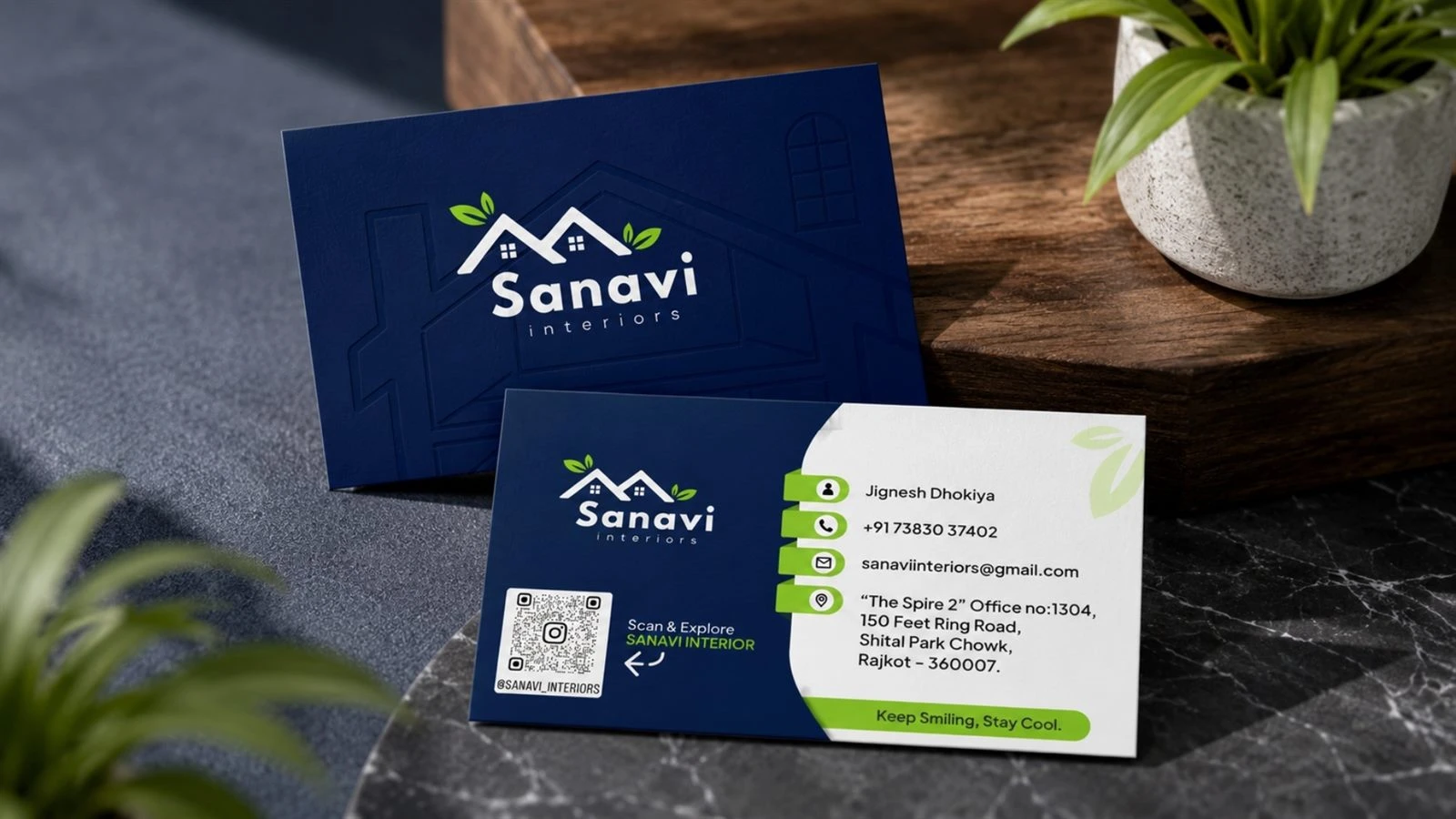 Sanavi Interiors Print & Collateral work by Safar Spectrum Media