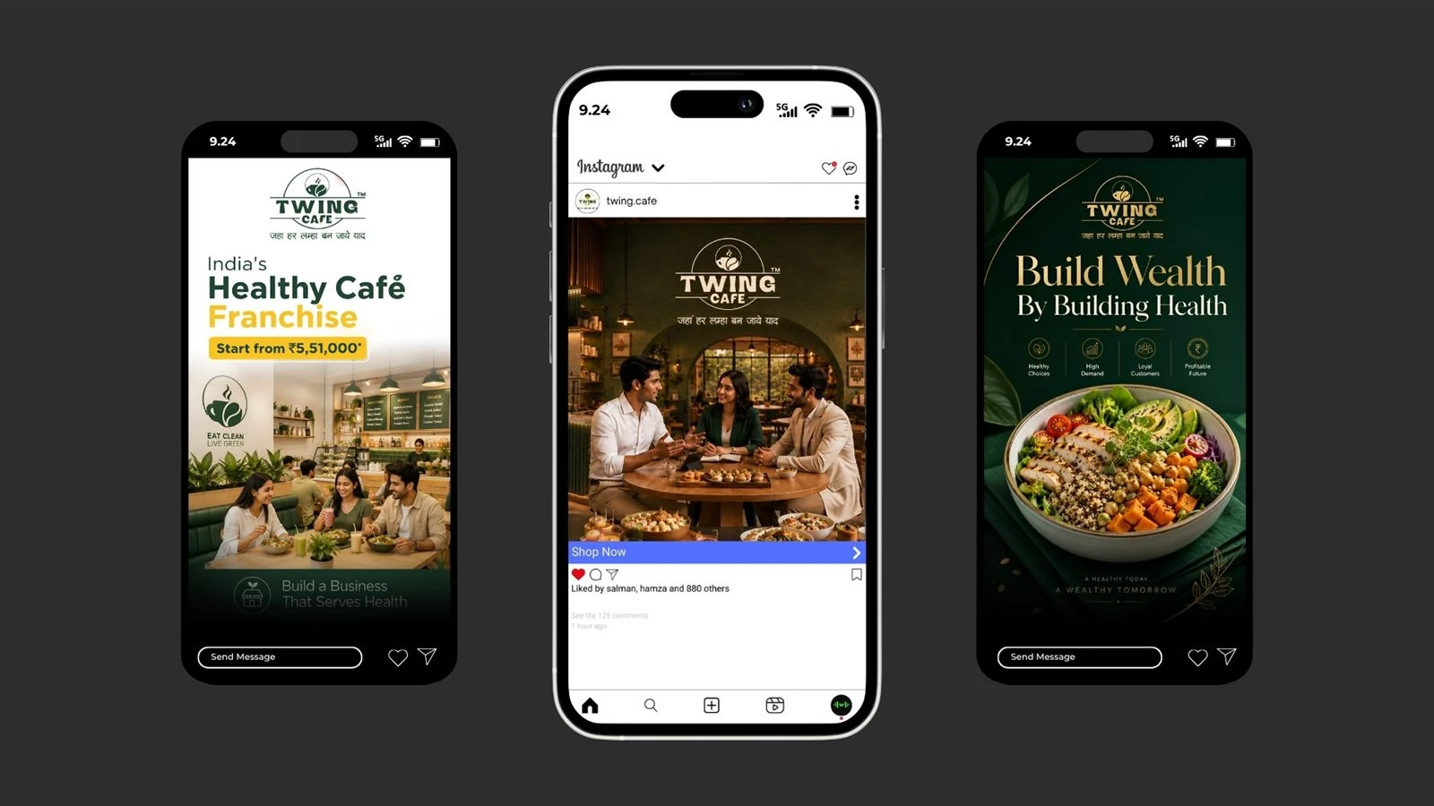 Twing Cafe Social Media work by Safar Spectrum Media